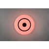 Reality RANA Ceiling Light LED black, white, 1-light source, Remote control, Colour changer