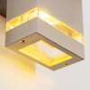 Lutec outdoor wall light Stainless steel color, 2-light sources