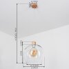 ANDEER Pendant Light Ecru, 1-light source