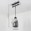 LAROBE Pendant Light black, 1-light source