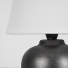 TAPONA Table lamp dark brown, matt nickel, 1-light source