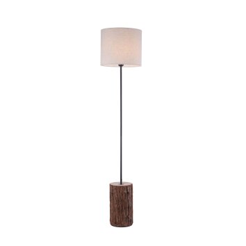 Leuchten-Direkt BARK Floor Lamp Ecru, black, 1-light source