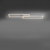 Leuchten-Direkt IVEN Ceiling Light LED brushed steel, 2-light sources