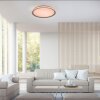 Leuchten-Direkt LOLASMART-KARI Ceiling Light LED silver, 1-light source, Remote control, Colour changer