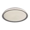 Leuchten-Direkt LOLASMART-KARI Ceiling Light LED silver, 1-light source, Remote control, Colour changer