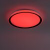 Leuchten-Direkt LOLASMART-KARI Ceiling Light LED silver, 1-light source, Remote control, Colour changer
