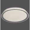 Leuchten-Direkt LOLASMART-KARI Ceiling Light LED silver, 1-light source, Remote control, Colour changer