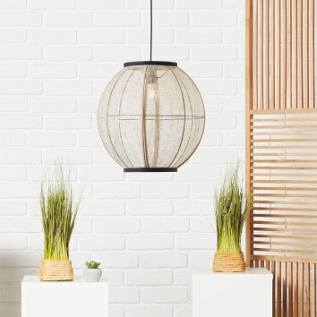 Brilliant-Leuchten TANAH Pendant Light black, 1-light source