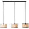 Brilliant-Leuchten WILEY Pendant Light black, 3-light sources