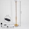 RODECHE Floor Lamp LED gold, 1-light source