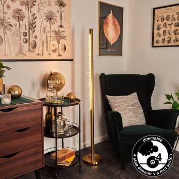 RODECHE Floor Lamp LED gold, 1-light source