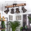 ADUARD Ceiling Light brown, black, 4-light sources