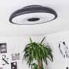 VULLY Ceiling Light LED black, 1-light source, Remote control, Colour changer