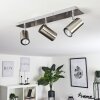 ZUOZ Ceiling Light chrome, matt nickel, 3-light sources