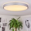 BURIS Ceiling Light LED silver, 1-light source, Remote control