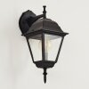 NAOFE Outdoor Wall Light black, 1-light source