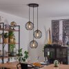 BUIHOMAU Pendant Light black, 3-light sources