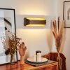 CLARENS Wall Light LED brown, grey, 1-light source