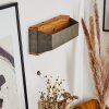 CLARENS Wall Light LED brown, grey, 1-light source