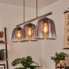 AARBURG Pendant Light Oxidised Silver, 3-light sources