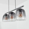 AARBURG Pendant Light Oxidised Silver, 3-light sources