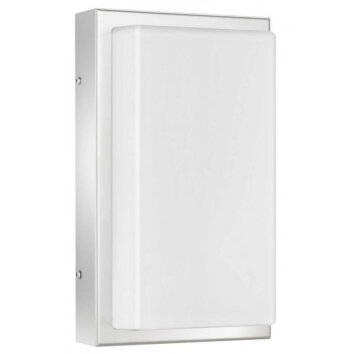 Lcd Falkensee wall light stainless steel, 1-light source, Motion sensor