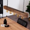 BERAT Pendant Light brown, black, 5-light sources