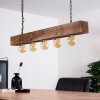 BERAT Pendant Light brown, black, 5-light sources