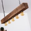 BERAT Pendant Light brown, black, 5-light sources