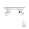 Philips HUE AMBIANCE WHITE RUNNER Spotlight base set LED white, 2-light sources, Remote control