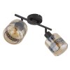 Globo LAZARUS Ceiling Light black, 2-light sources