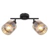 Globo LAZARUS Ceiling Light black, 2-light sources