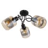 Globo LAZARUS Ceiling Light black, 3-light sources