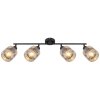 Globo LAZARUS Ceiling Light black, 4-light sources