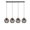 Globo PABLO Pendant Light black, 4-light sources