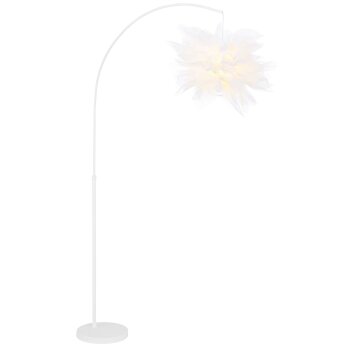 Globo ILGA Floor Lamp white, 1-light source