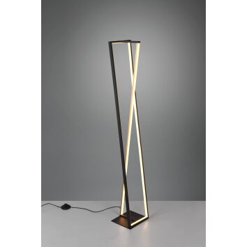 Trio-Leuchten EDGE Floor Lamp LED black, 1-light source