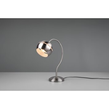 Trio-Leuchten FLETCHER Table lamp matt nickel, 1-light source