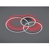 Trio-Leuchten WINONA Ceiling Light LED black, 2-light sources, Remote control, Colour changer