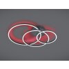 Trio-Leuchten WINONA Ceiling Light LED black, 2-light sources, Remote control, Colour changer