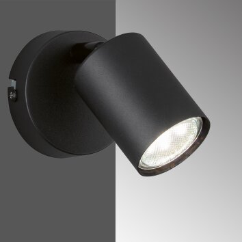 Fischer-Honsel VANO Wall Light black, 1-light source