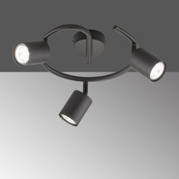 Fischer-Honsel VANO Ceiling Light black, 4-light sources