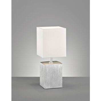 Fischer-Honsel FLENS Table lamp silver, 1-light source