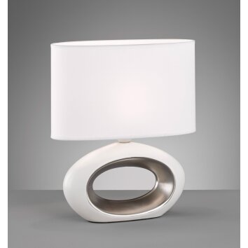 Fischer-Honsel COBA Table lamp white, 1-light source