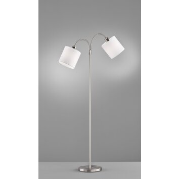 Fischer-Honsel COZY Floor Lamp matt nickel, 2-light sources