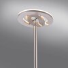 Leuchten-Direkt LOLASMART-ROCCO Floor Lamp LED brushed steel, 1-light source, Remote control