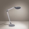 Leuchten-Direkt NIKLAS Table lamp LED black, silver, 1-light source