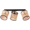 Brilliant-Leuchten WILEY Ceiling Light black, 3-light sources