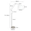 Steinhauer PRESTIGE CHIC Floor Lamp brushed steel, 1-light source