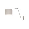 Steinhauer PRESTIGE CHIC Wall Light brushed steel, 1-light source